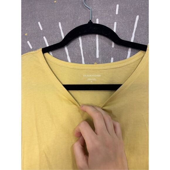 Eileen Fisher Organic Cotton Easy Jersey Round Neck Tank - Picture 4 of 6